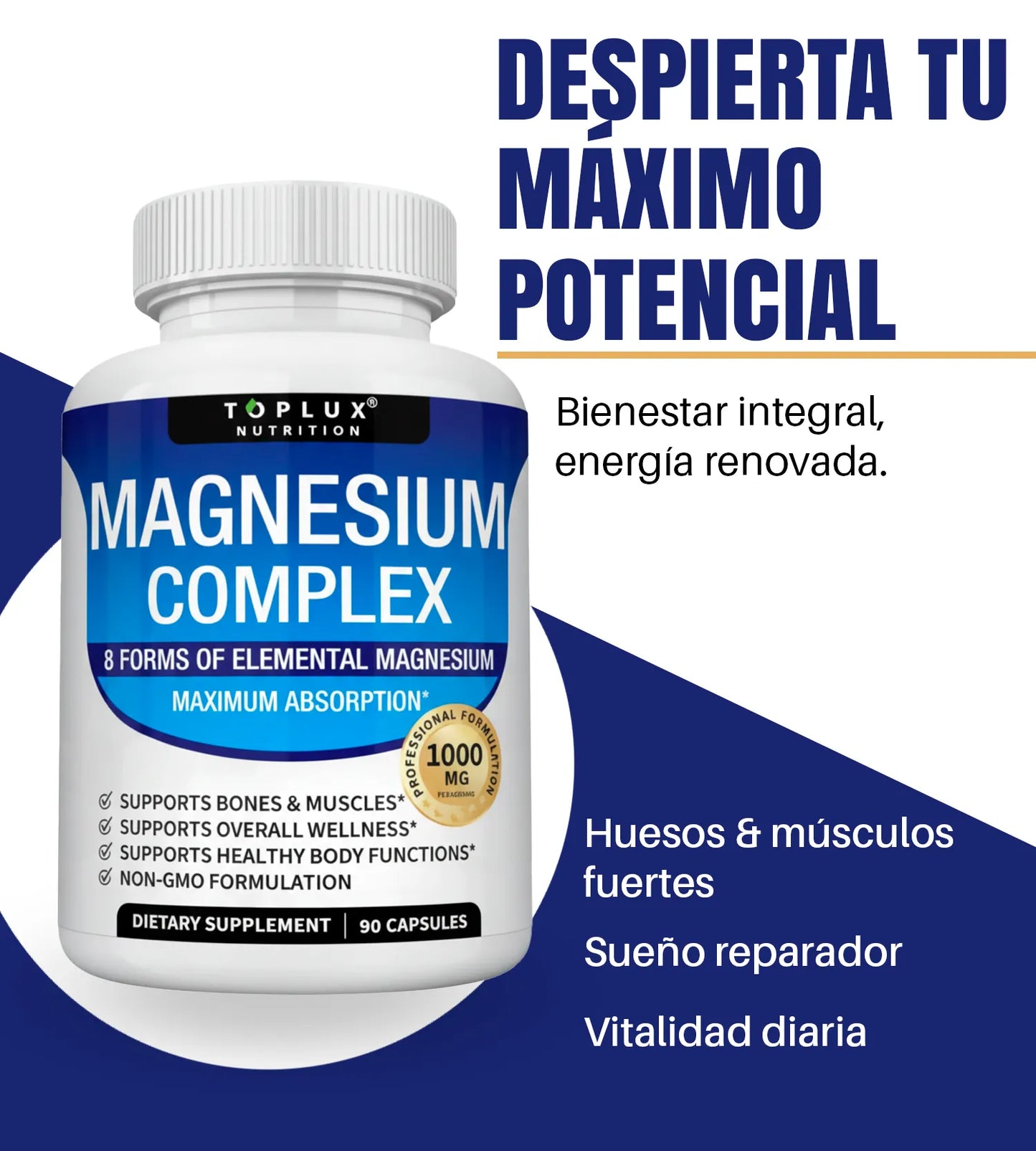 Suplemento Toplux Magnesium Complex